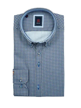 Andre Colm Long Sleeve Casual Shirt - Gold