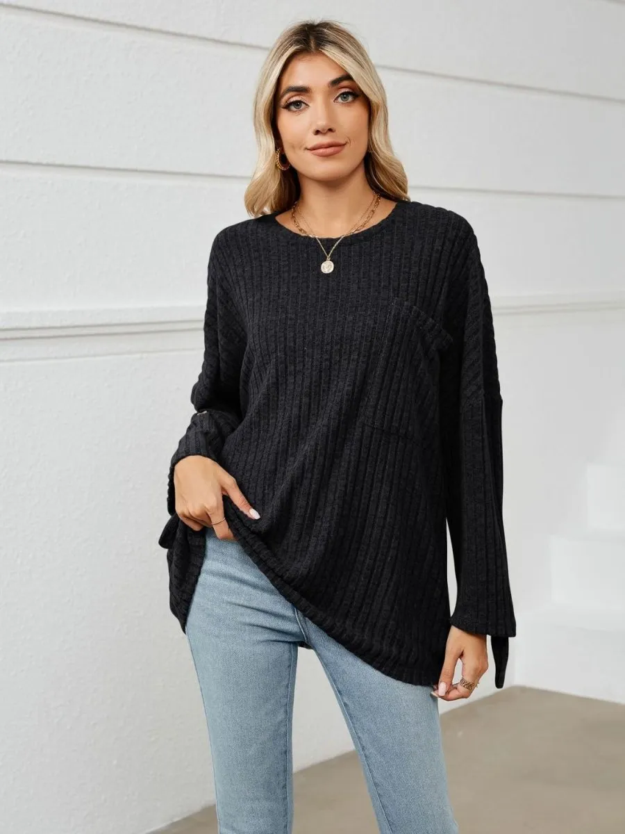 Casual Coziness Long Sleeve Relax T-Shirt