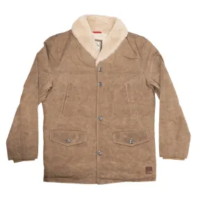 Lincoln Canvas Wachsjacke – Hellbraun