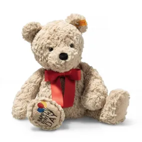 Steiff Jimmy 'Happy Birthday' Plush Teddy Bear with Bow